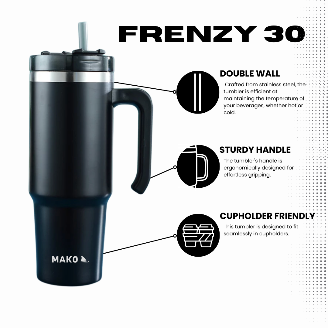 MAKO Frenzy 30 Oz Tumbler