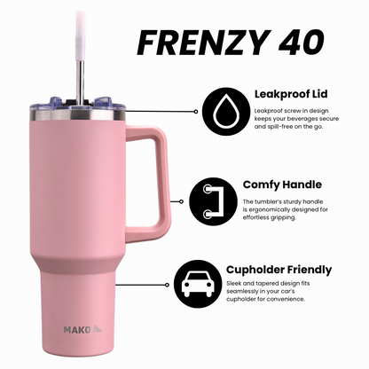 MAKO Frenzy 40 Oz Tumbler